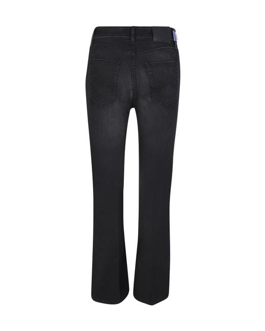 Jacob Cohen Black Victoria Flared Jeans