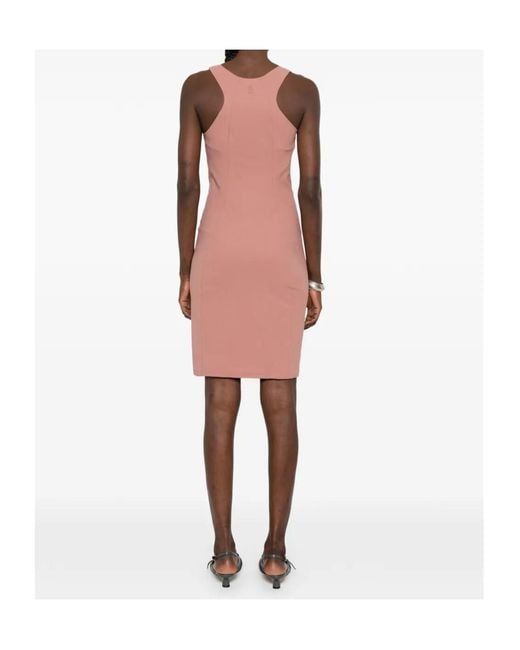 Patrizia Pepe Pink Sleeveless Midi Dress