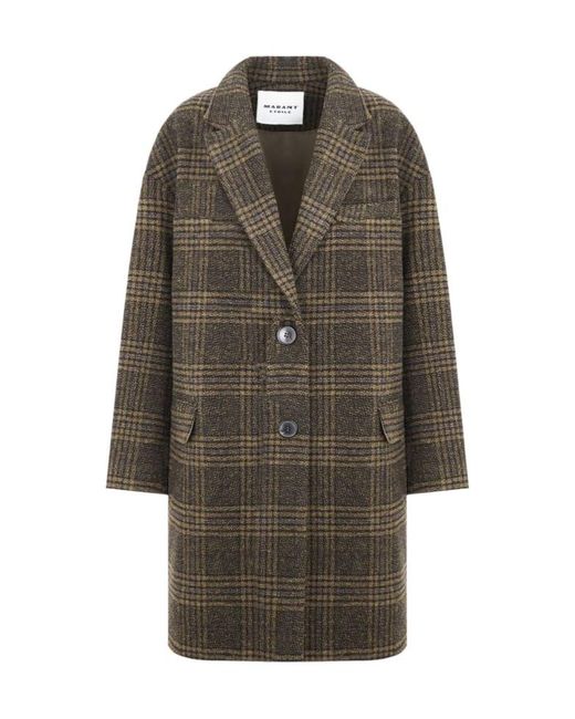 Isabel Marant Multicolor Isabel Marant Étoile Limiza Checkered Coat