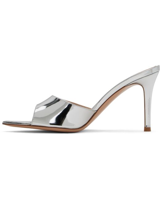 Gianvito Rossi White Elle 85 High-Heeled Sandals