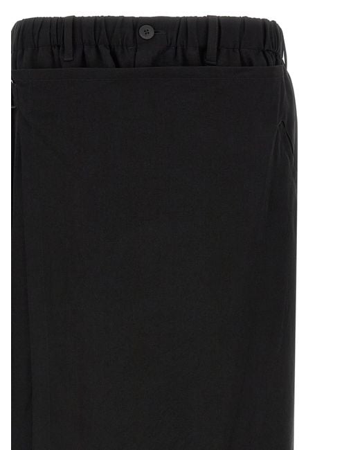 Yohji Yamamoto Black Wallet Pants for men