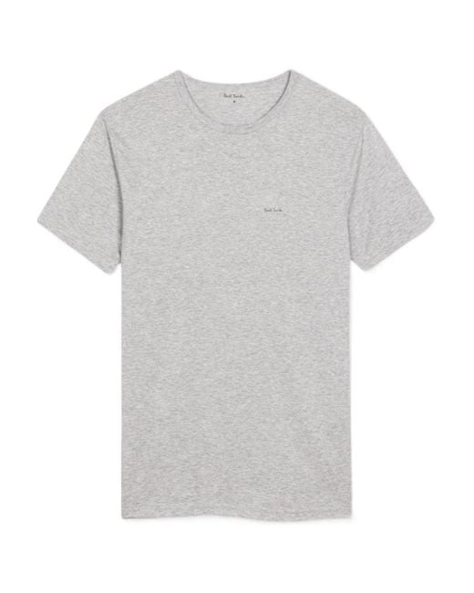Paul Smith Blue 5 Pack Crewneck T-Shirt for men