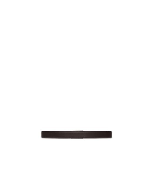 Gucci White Reversible Rectangle Buckled Belt for men