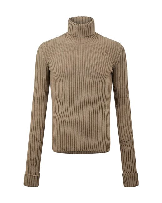 Bottega Veneta Brown Solid Jumper for men