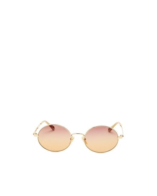 Chloé Pink Round-Frame Sunglasses