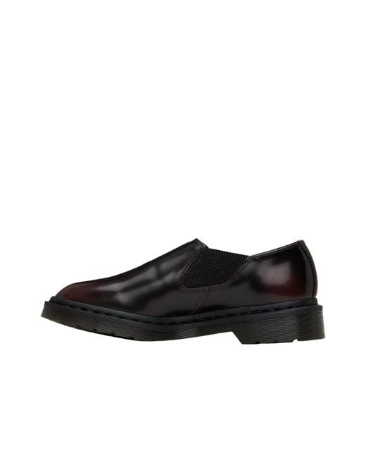 Dr. Martens Black Round Toe Loafers for men