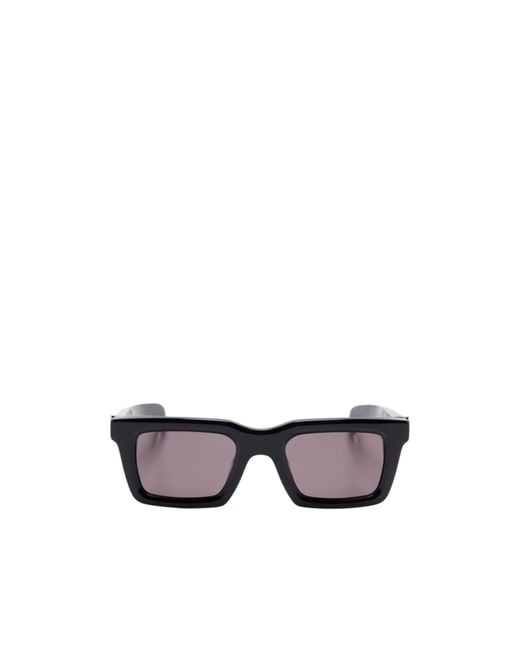 McQueen White Eyewear Square Frame Sunglasses for men