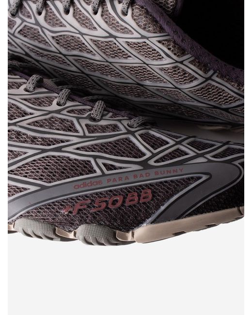 Adidas Brown X Bad Bunny F50 Ghost Sprint Sneakers for men