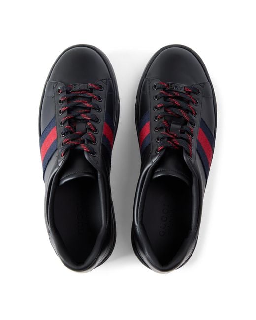 Gucci Blue New Ace Sole Sn62 for men