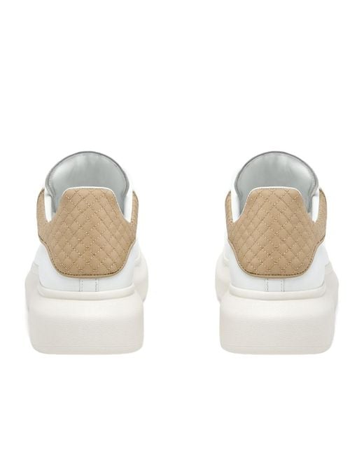 McQueen White Oversized Lace-Up Sneakers for men