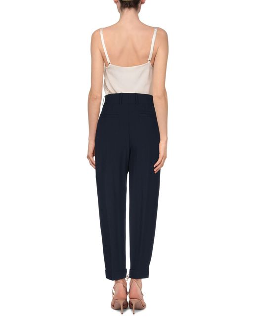 Chloé Blue Pockets Casual Trouser