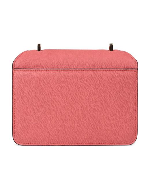 Valextra Pink Nolo Mini Crossbody Bag