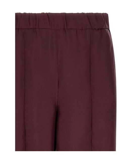 F.R.S For Restless Sleepers Purple F.R. For Restless Sleepers Wide-Leg Silk Pants
