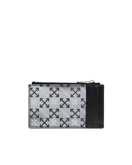 Off-White c/o Virgil Abloh White Arrow Print Zip Wallet for men