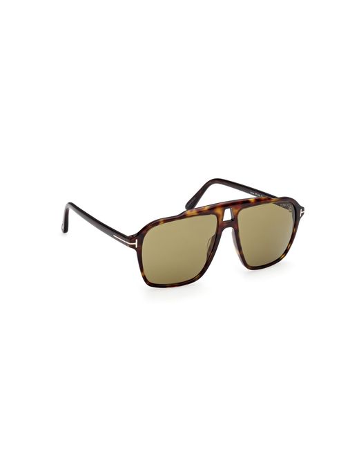 Tom Ford Metallic Full Frame Sunglasses for men