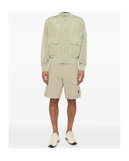 C P Company Green Button Pocket Jacket for men