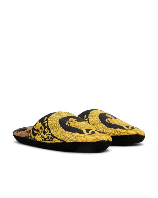 Versace Multicolor Open-Heeled Slippers for men