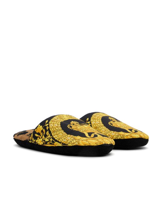 Versace Multicolor Open-Heeled Slippers for men