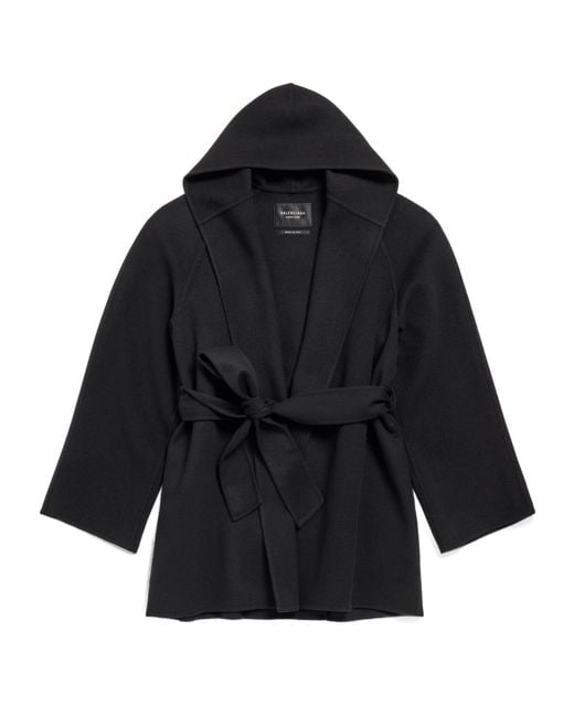 Balenciaga Black Felted Jacket