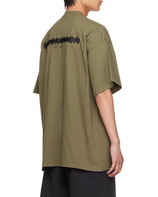 Balenciaga Green Strike 1917 T-Shirt for men