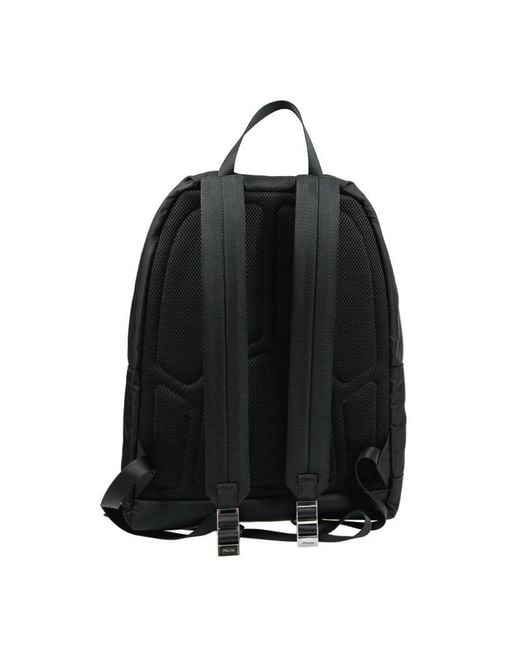 Prada Black Zippered Backpack for men