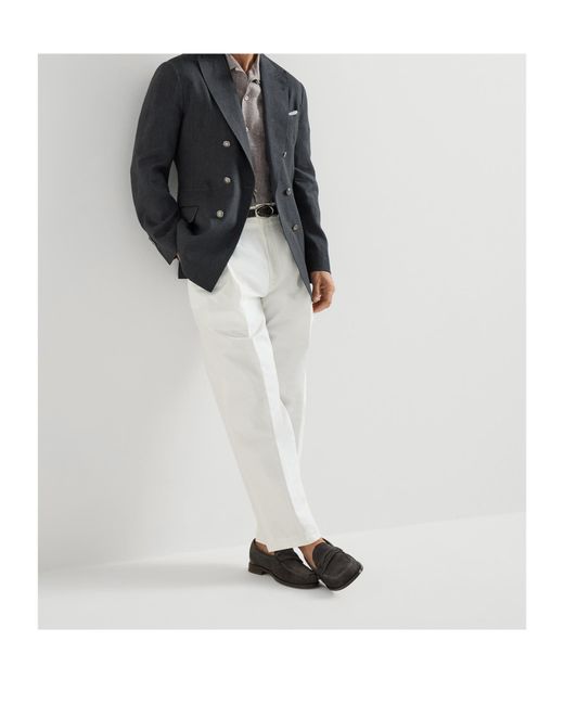 Brunello Cucinelli Black Loafers for men