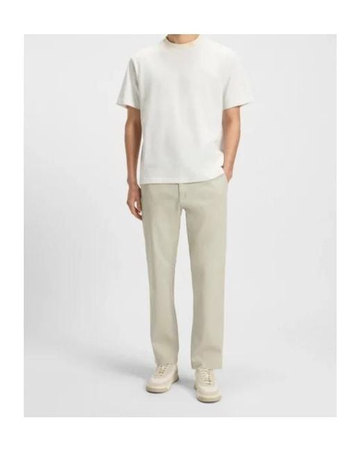 Boss Natural Drawstring-Cuffed Trousers