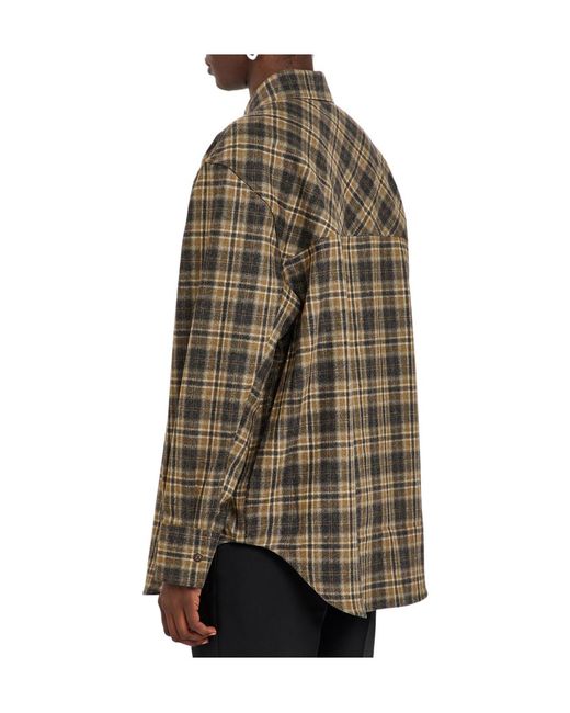 Rohe Multicolor Checked Wool-Blend Overshirt