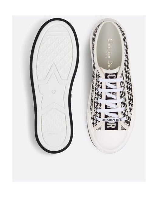 Dior White Walk'N' Platform Sneaker