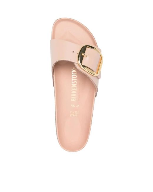 Birkenstock Pink Madrid Big Buckle Sandals