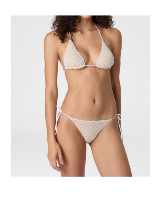 Missoni White Triangle Bikini
