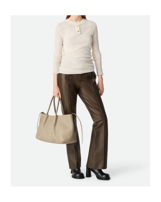 Bottega Veneta Natural Pinacoteca Reversible Tote Bag