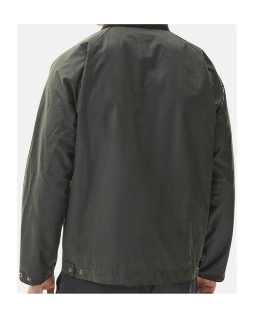 Barbour Green Long-Sleeved Casual Jacket for men