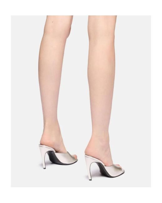 The Attico White The Betta Mules