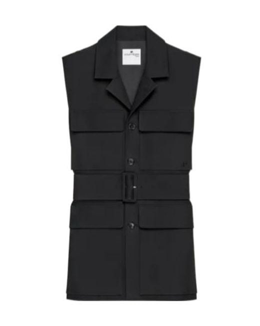 Courreges Black Belted Jacket for men