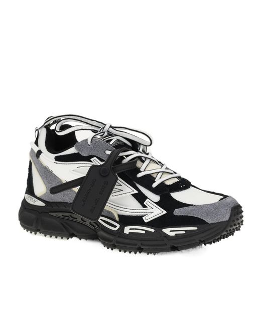 Off-White c/o Virgil Abloh Black Be Right Back Lace-Up Sneakers for men