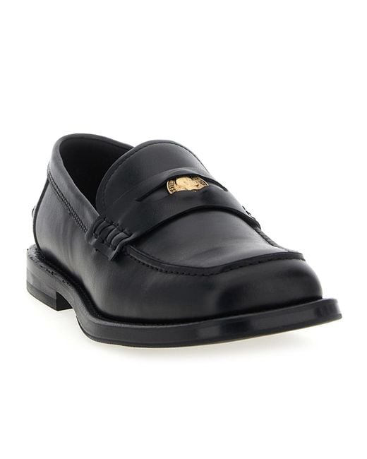 Moschino Black Berlin Slip-On Loafers for men