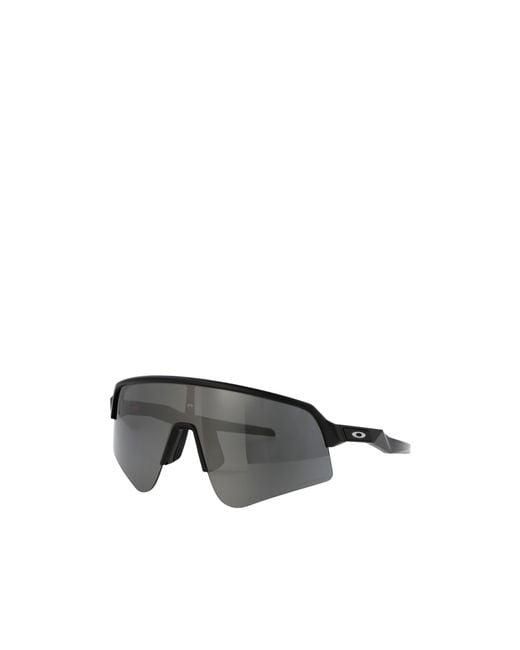 Oakley Gray Oversize Visor Sunglasses for men