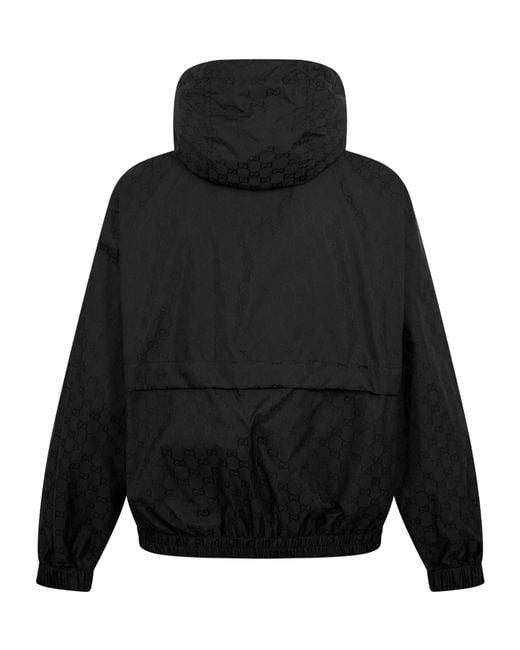 Gucci Black Hooded Jacket for men