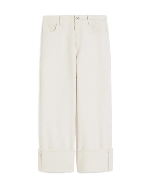 Weekend by Maxmara White Gesto Straight Leg Pants