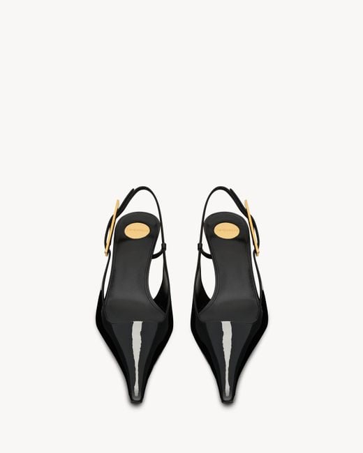 Saint Laurent Multicolor Lee Slingback Pumps