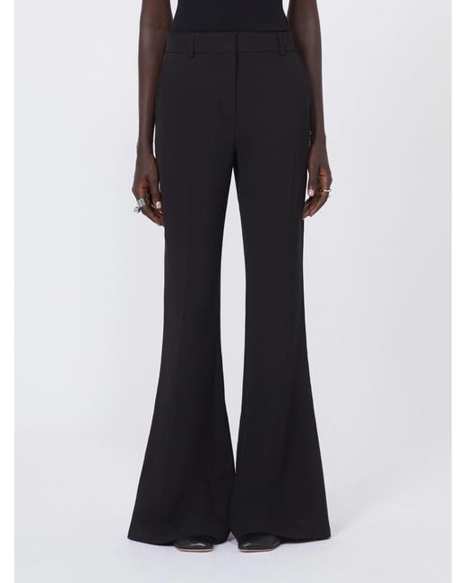 Sportmax Black Fragola Flared Pants