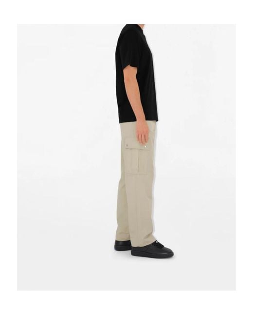 Burberry Black Logo Printed Crewneck T-Shirt for men