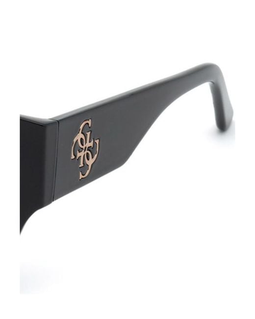 Guess White Square Frame Sunglasses