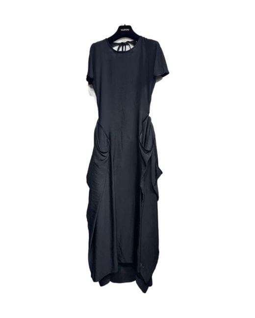 Loewe Blue Strap Pleated Dress