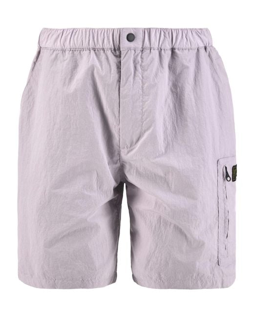 Barbour Blue Logo-Detail Shorts for men