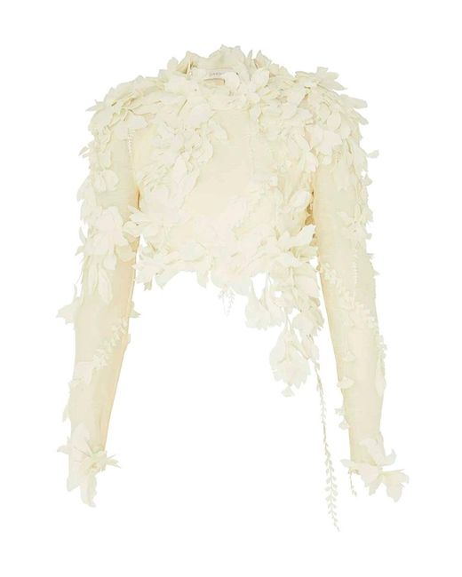 Zimmermann White Floral Top