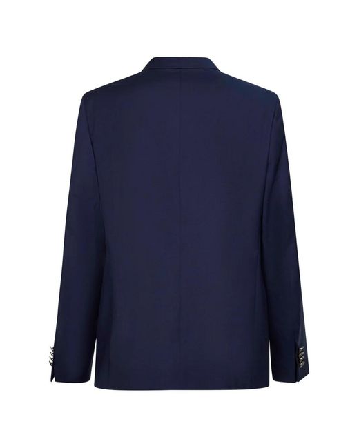 Etro Blue Single-Breasted Tailored Blazer for men