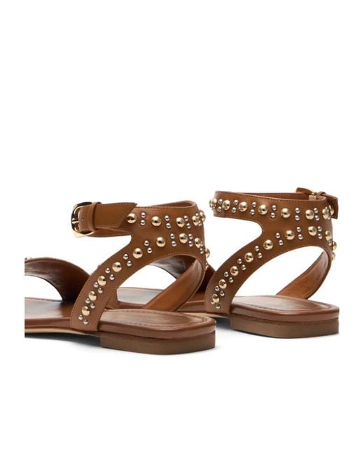 Stuart Weitzman Brown Perry Sandal