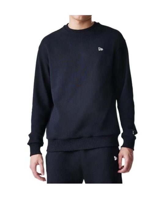 KTZ Blue New Era Premium Essential Oversized Crew Neck Sweater for men